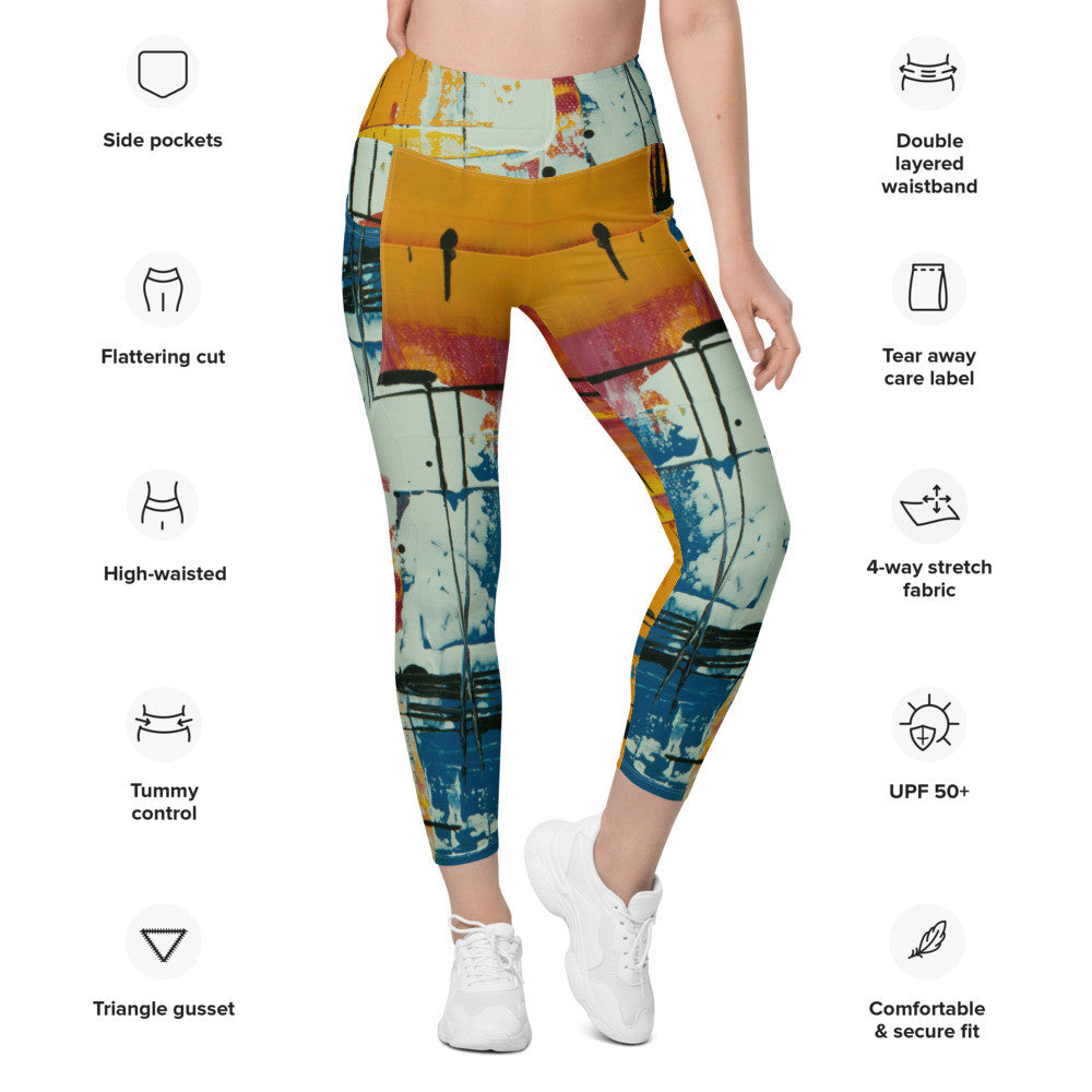 Gianneli Colours Leggings With Pockets