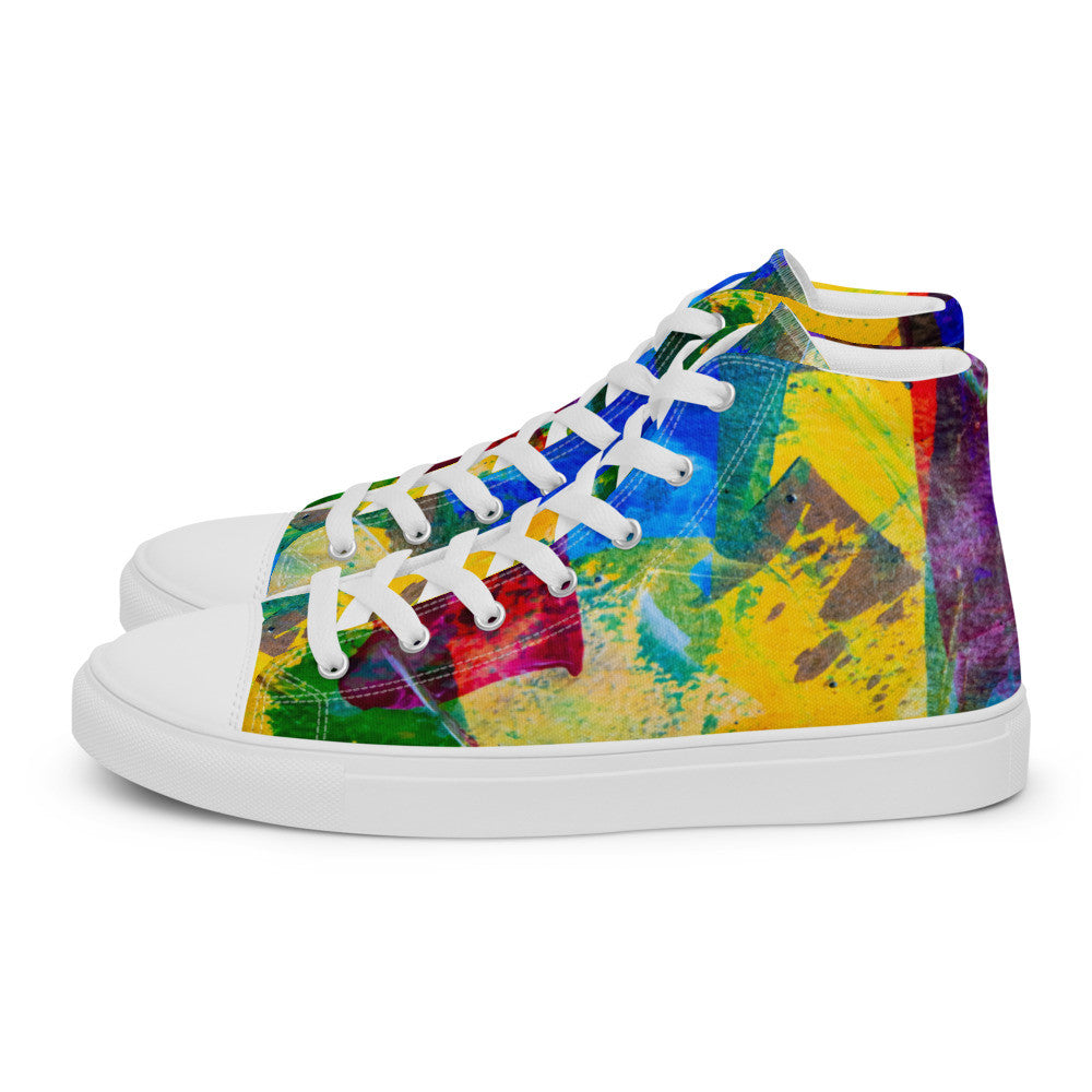 Gianneli Colours Handmade Women’s High Top Canvas Shoes
