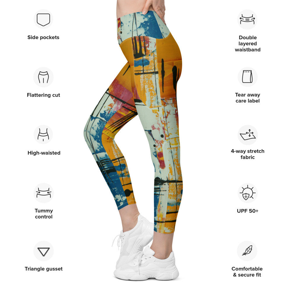 Gianneli Colours Leggings With Pockets